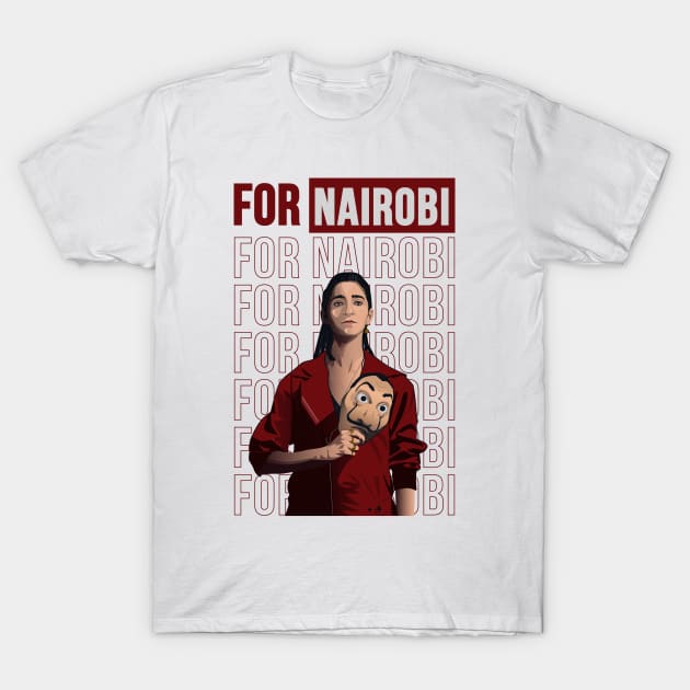 For Nairobi Money Heist Inspired Illustration